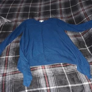 Large blue sweater